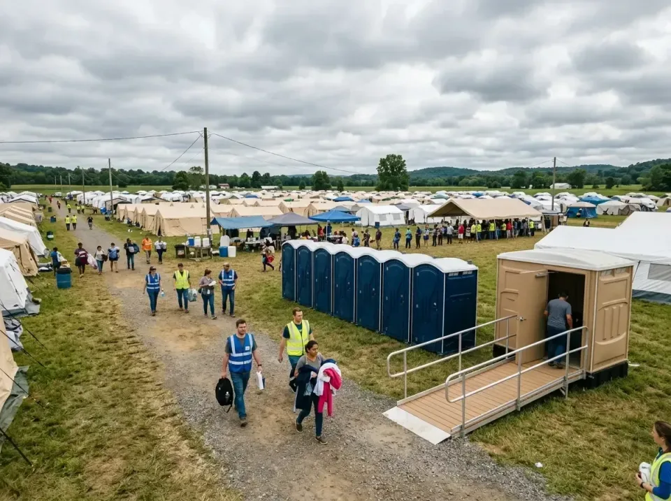 disaster-relief-camp-restrooms-010 — frequently asked questions, Dumpster & Portable Bathrooms Rental in Fort Hall, ID